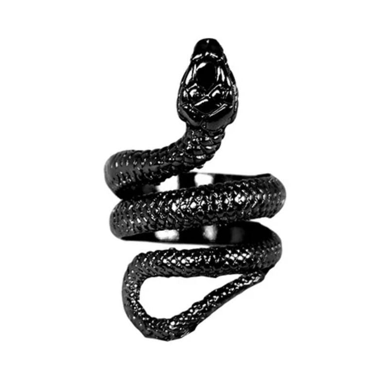 COILED SNAKE STAINLESS STEEL RING