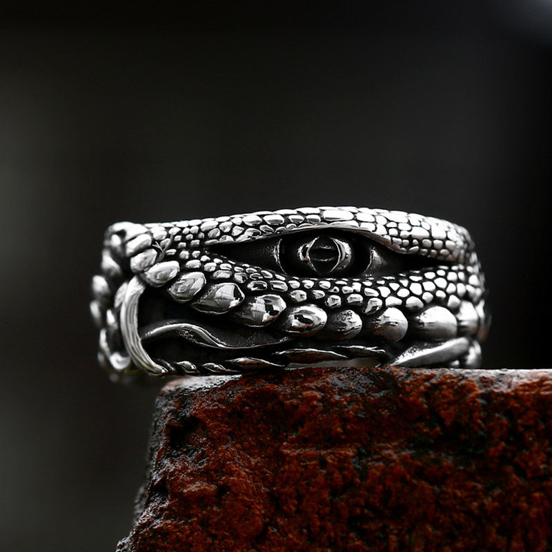 HANDCRAFTED YGGDRASIL MAMMEN STYLE STERLING SILVER RING