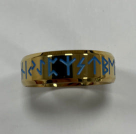 NORSE VIKING RUNES STAINLESS STEEL RING