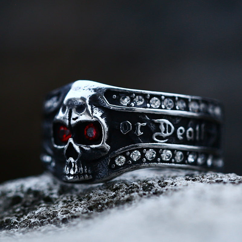 ALIEN MUTANT SYMBIOTE STAINLESS STEEL RING