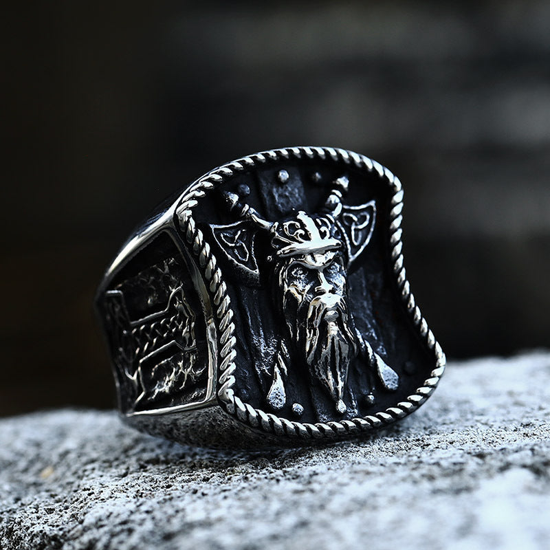 HANDCRAFTED YGGDRASIL MAMMEN STYLE STERLING SILVER RING