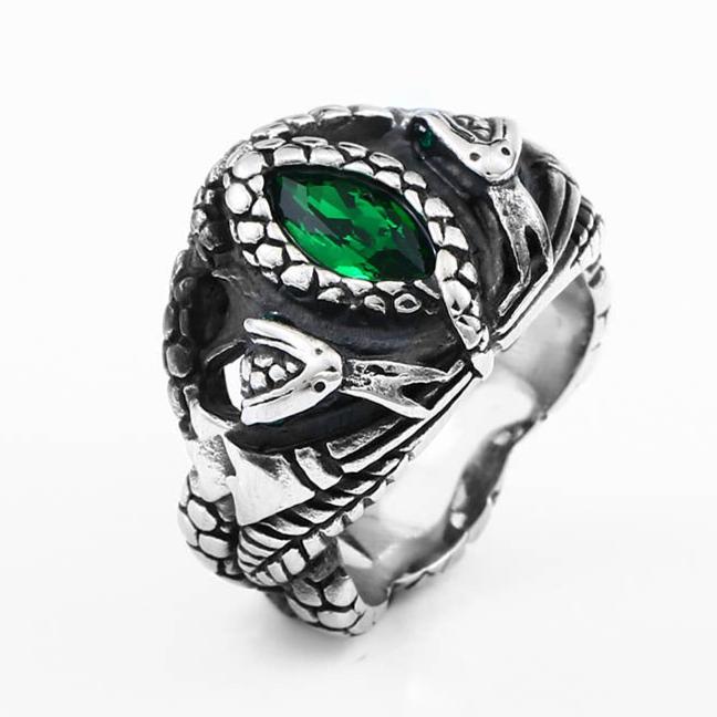 POWER SNAKE STAINLESS STEEL BEAST RING