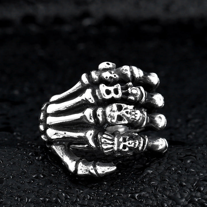 CLAW STAINLESS STEEL SKULL RING