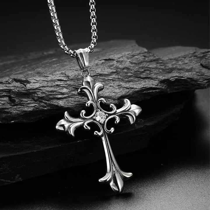 CROSS STAINLESS STEEL PENDANT