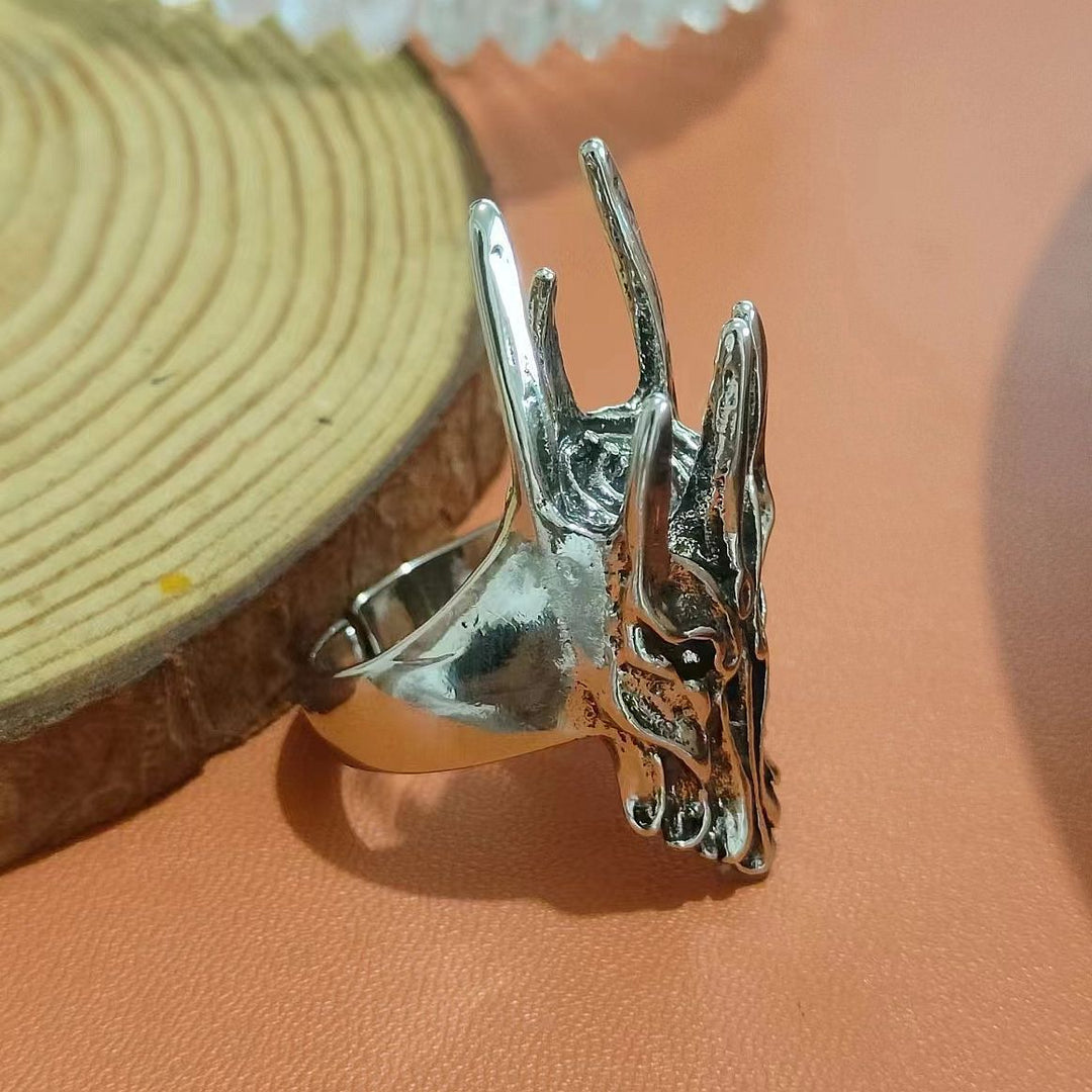 HELM OF SAURON STAINLESS STEEL RING