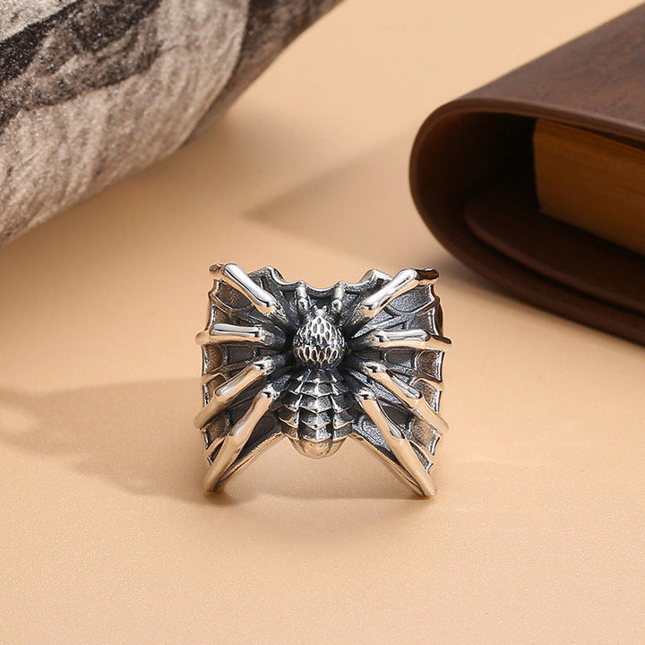 VINTAGE SPIDER STAINLESS STEEL RING