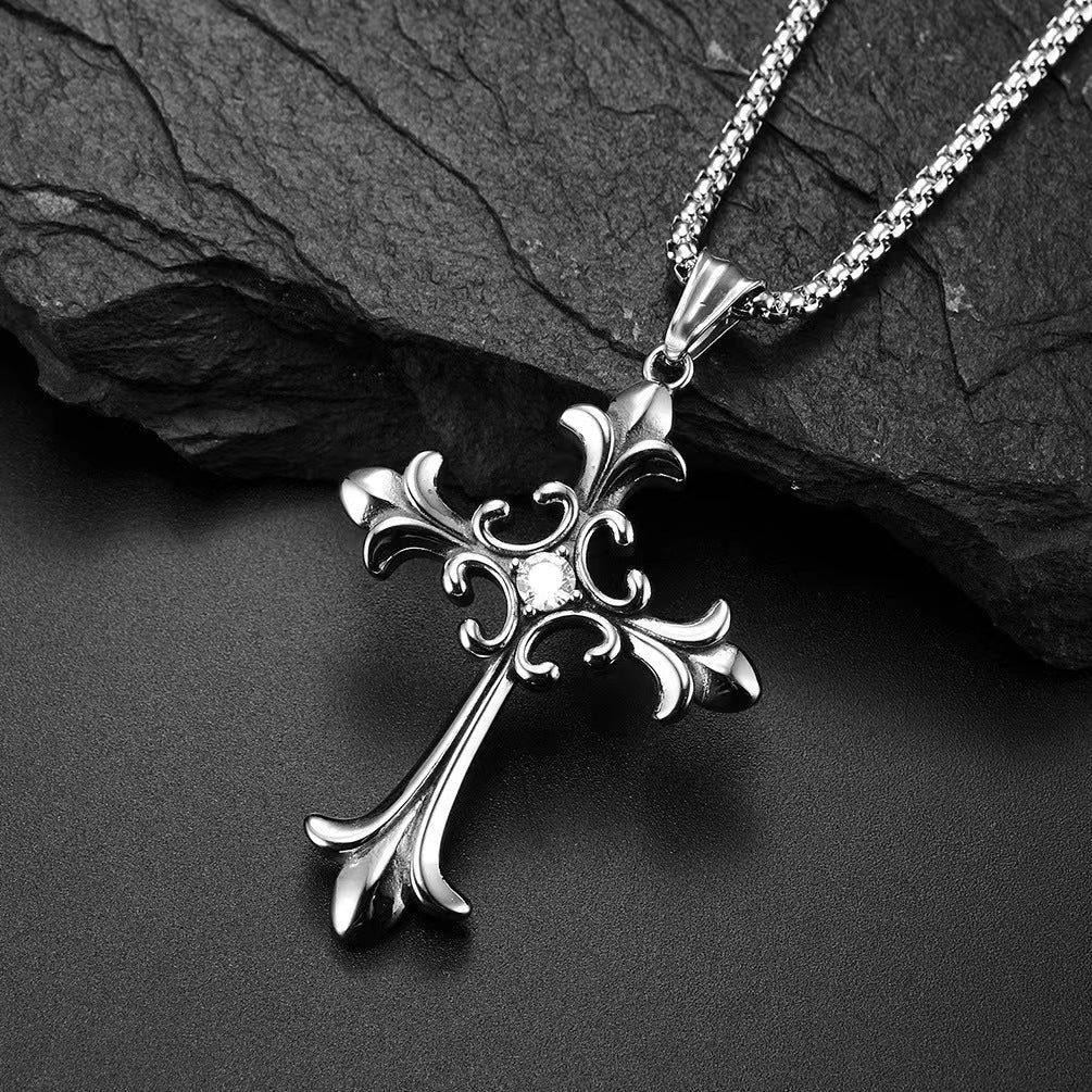 CROSS STAINLESS STEEL PENDANT