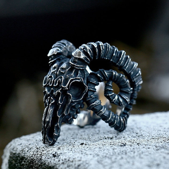 HANDCRAFTED YGGDRASIL MAMMEN STYLE STERLING SILVER RING