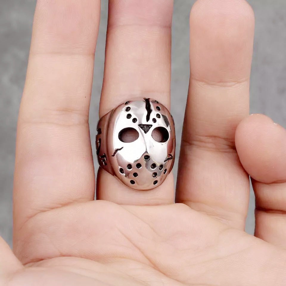 JASON VOORHEES STAINLESS STEEL THE 13TH RING