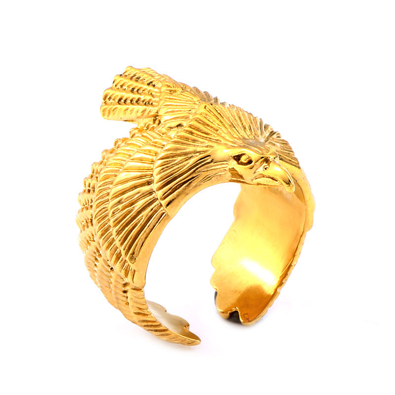 EAGLE STAINLESS STEEL BEAST RING