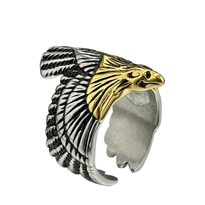 EAGLE STAINLESS STEEL BEAST RING