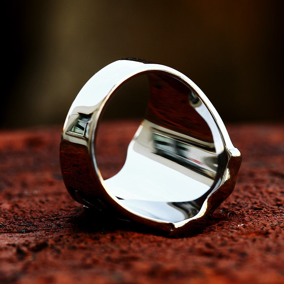 PALADIN SHIELD STAINLESS STEEL RING