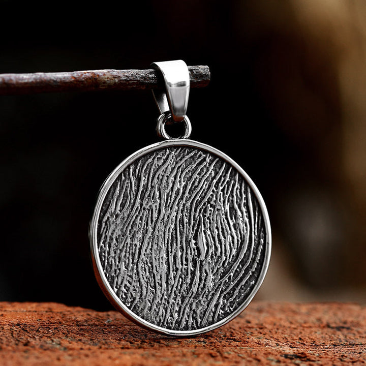 NORDIC VIKING TREE OF LIFE STAINLESS STEEL PENDANT