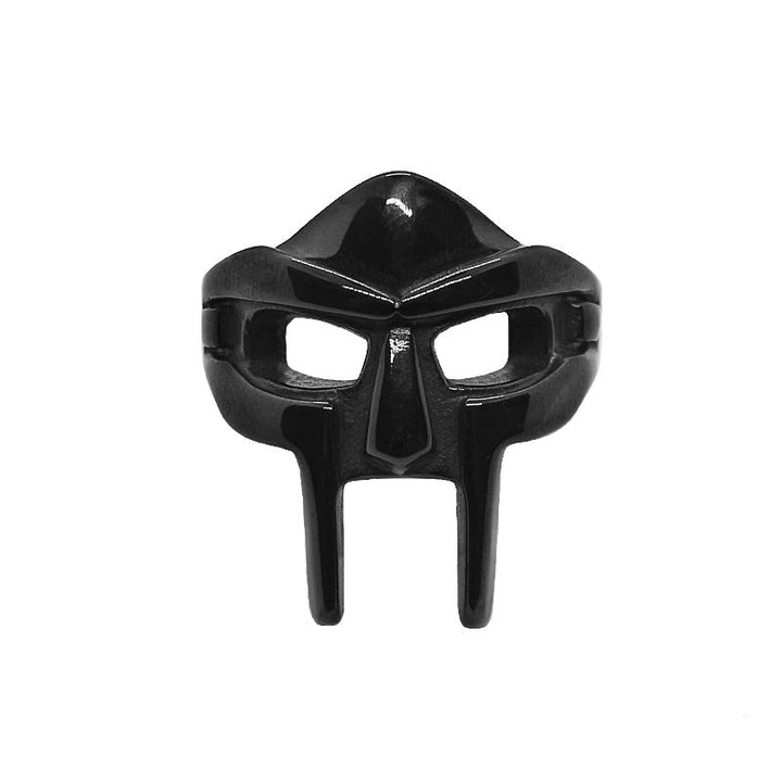 MF DOOM MASK STAINLESS STEEL RING