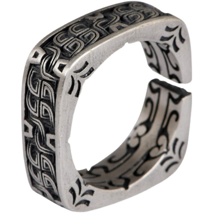 VINTAGE CELTIC KNOT STAINLESS STEEL RING